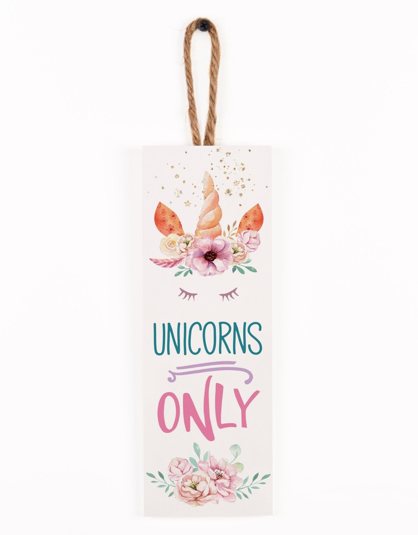 Pallet Hanging Sign-Unicorns Only