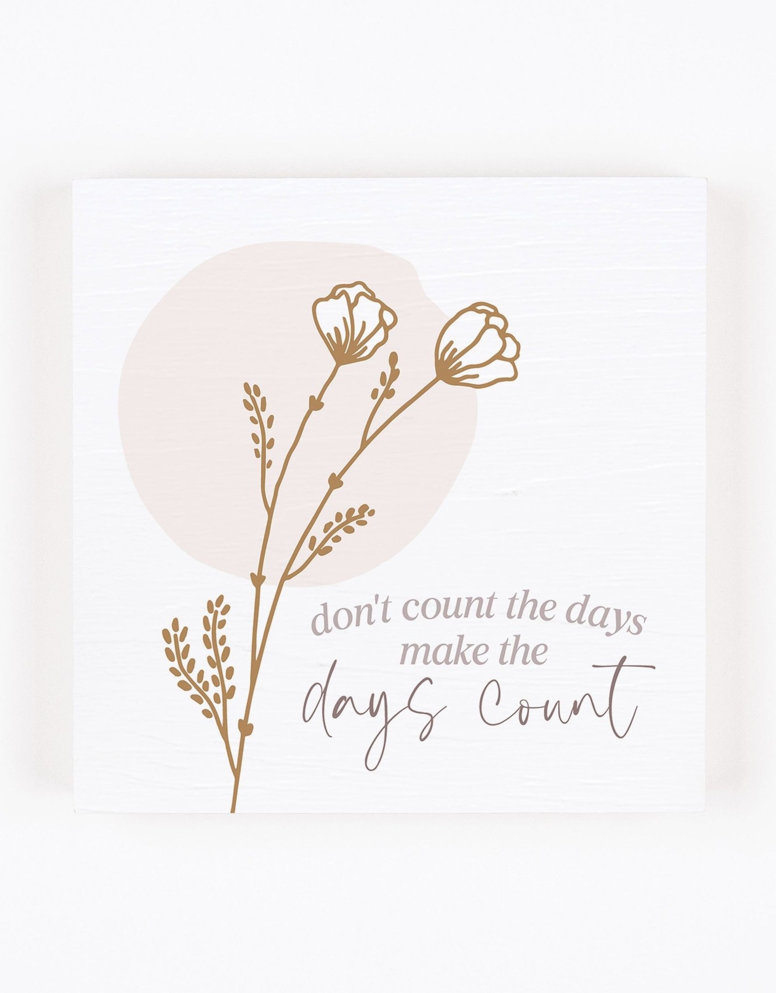 Word Block-Make The Days Count