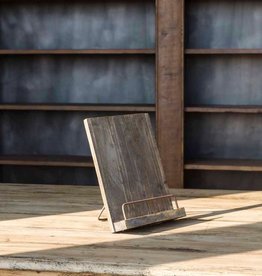 Aged Wooden Cookbook Stand