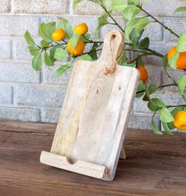 Vertical Wooden Cookbook Stand