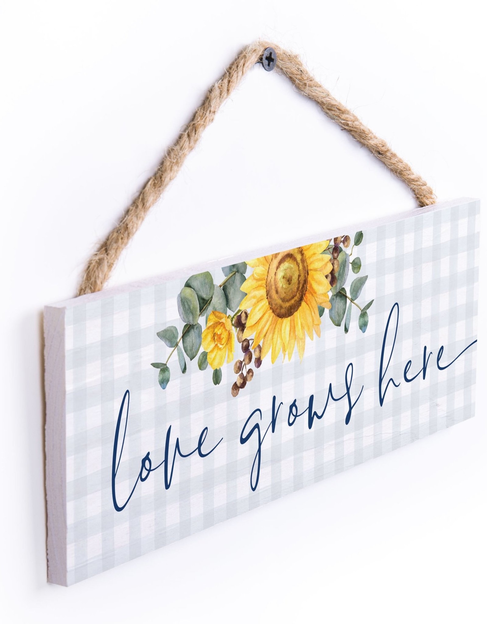 Hanging Sign-Love Grows Here