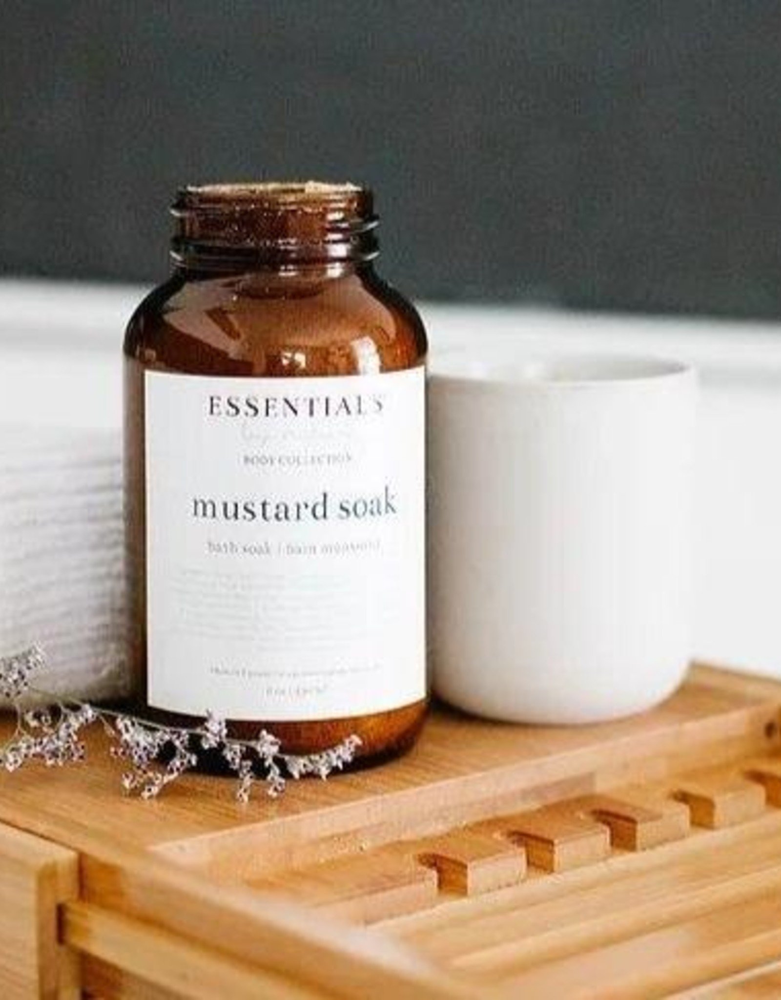 Essentials By Nature Bath Soak-Mustard Bath