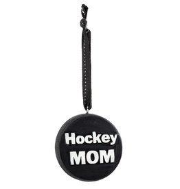 Ornament-Puck-Hockey Mom