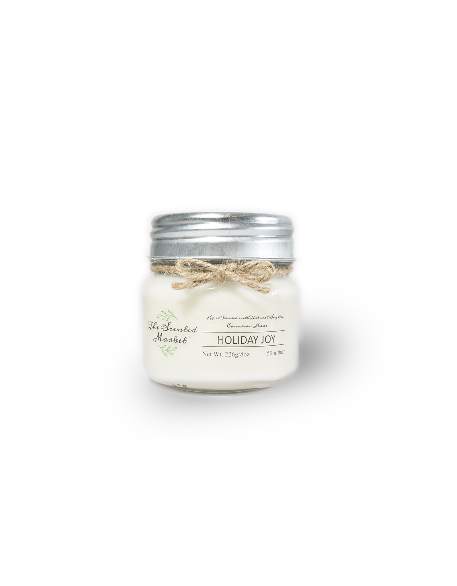 The Scented Market Soy Candle-8oz-Holiday Joy