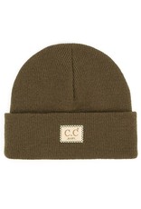 CC CC Baby Toque-Solid Rib W/Patch