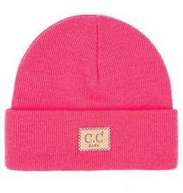 CC Baby Toque-Solid Rib W/Patch