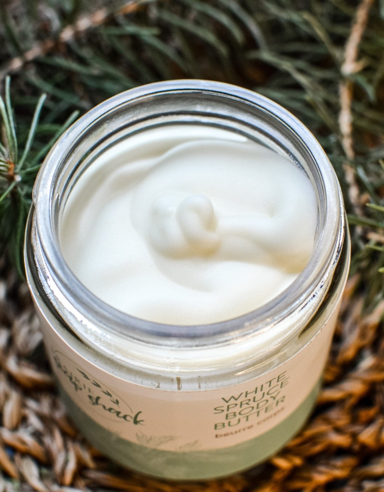 Prairie Soap Shack Body Butter, White Spruce