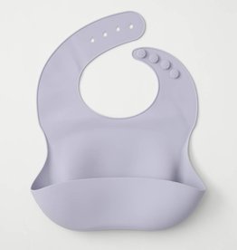 The Saturday Baby Silicone Bib-Lilac