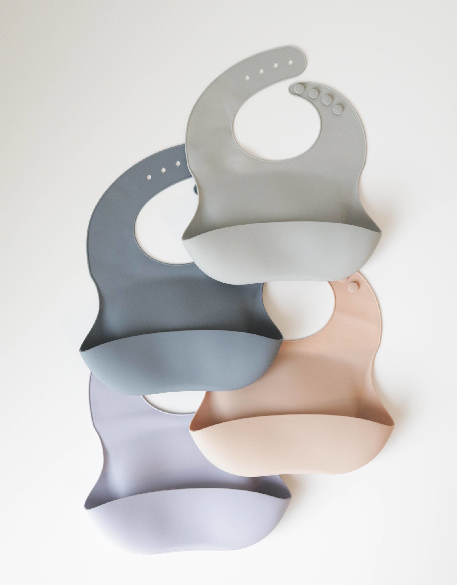 The Saturday Baby Silicone Bib-Sky