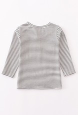 Honeydew Striped Tee w/Pocket