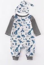 Honeydew Dinosaur Romper Set