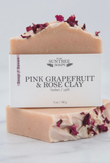 Suntree Soaps Bar Soap-Pink Grapefruit & Rose Clay Suntree Soaps Bar Soap-Pink Grapefruit & Rose Clay