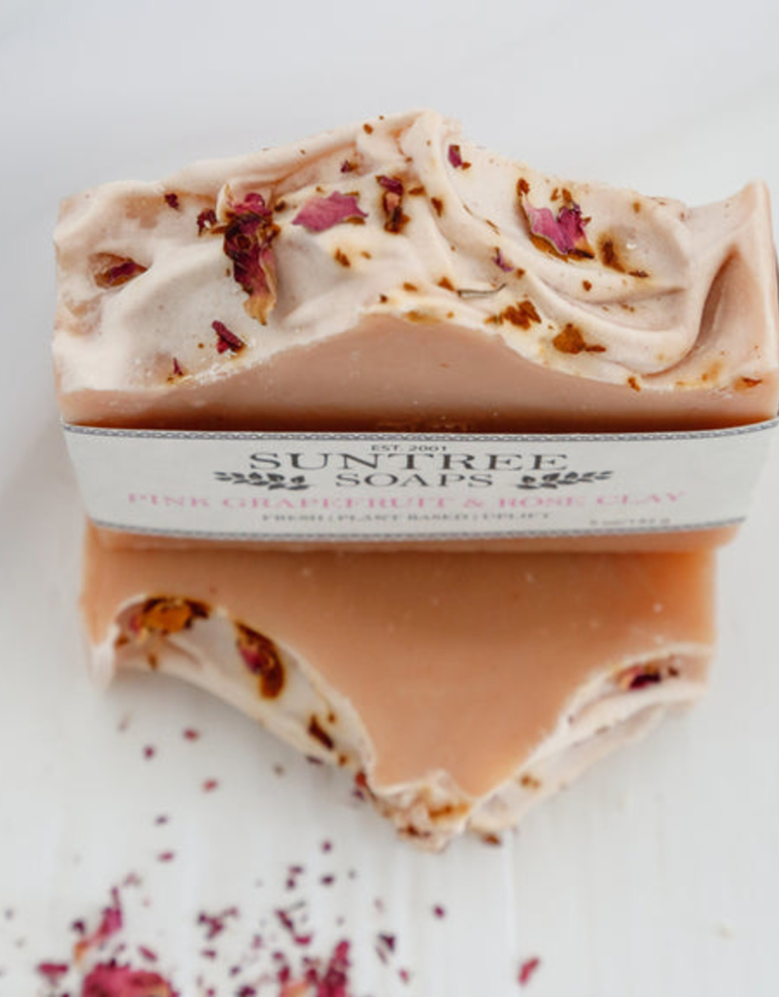 Suntree Soaps Bar Soap-Pink Grapefruit & Rose Clay