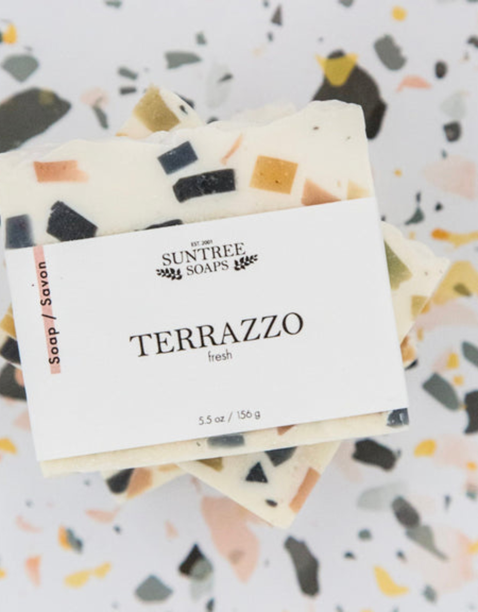 Suntree Soaps Bar Soap-Terrazzo Soap Bar