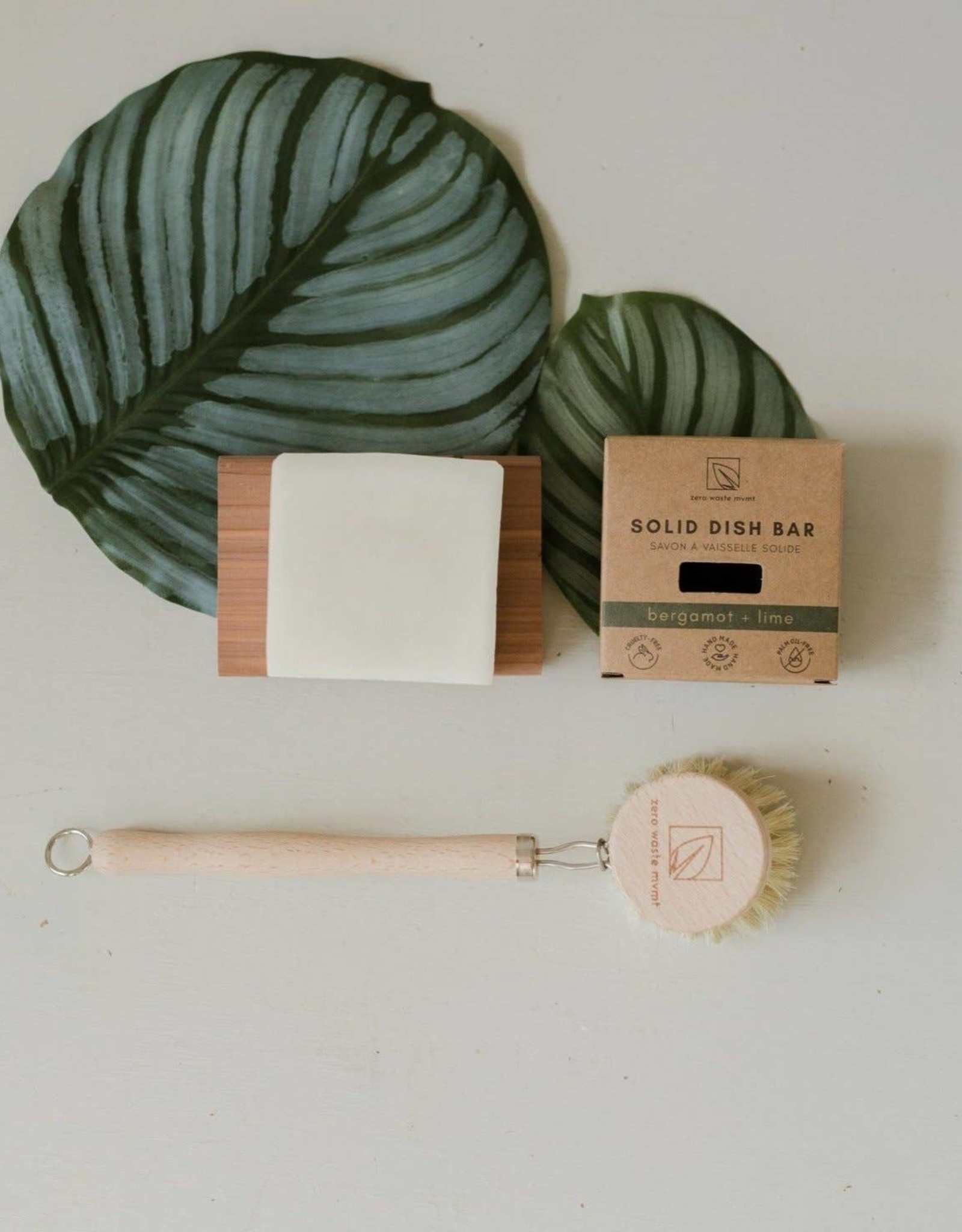 Zero Waste MVT Solid Dish Bar-Bergamot & Lime