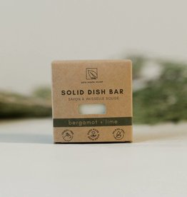 Zero Waste MVT Solid Dish Bar-Bergamot & Lime