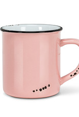 Enamel Look Mug-Pink