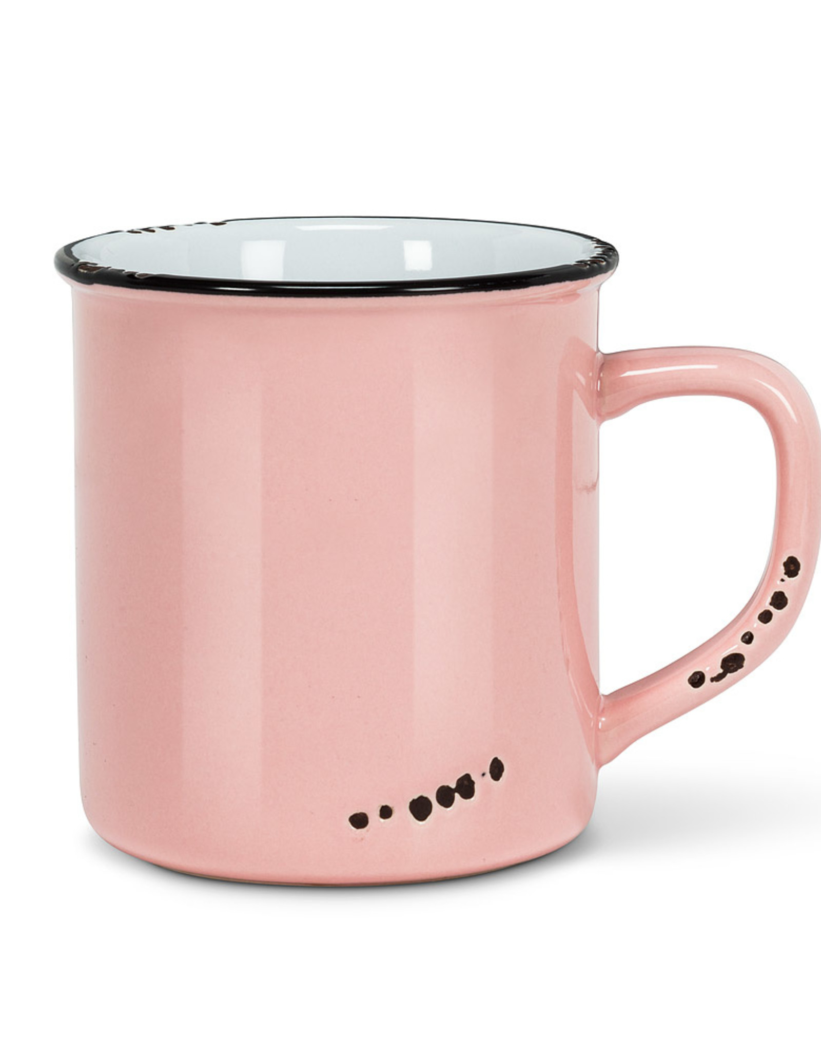 Enamel Look Mug-Pink