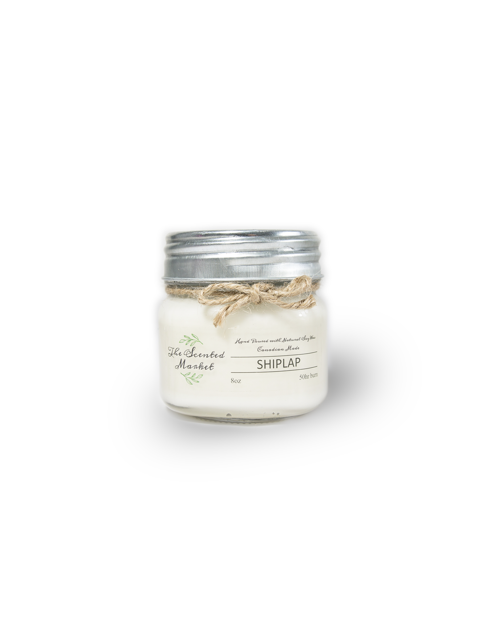 The Scented Market Soy Candle-8oz-Shiplap