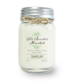 The Scented Market Soy Candle-16oz-Shiplap