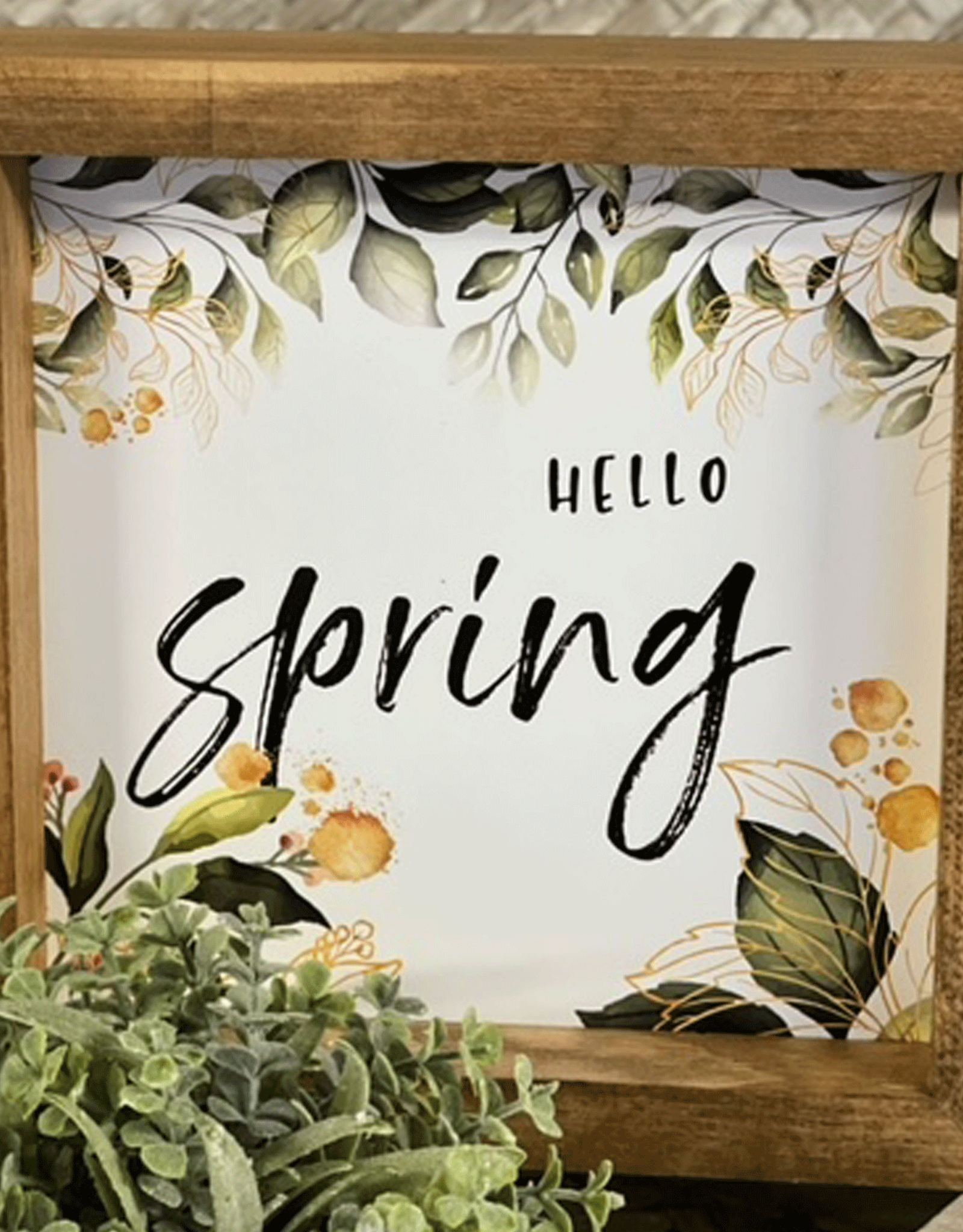 Framed Print-8x8-Hello Spring, Floral