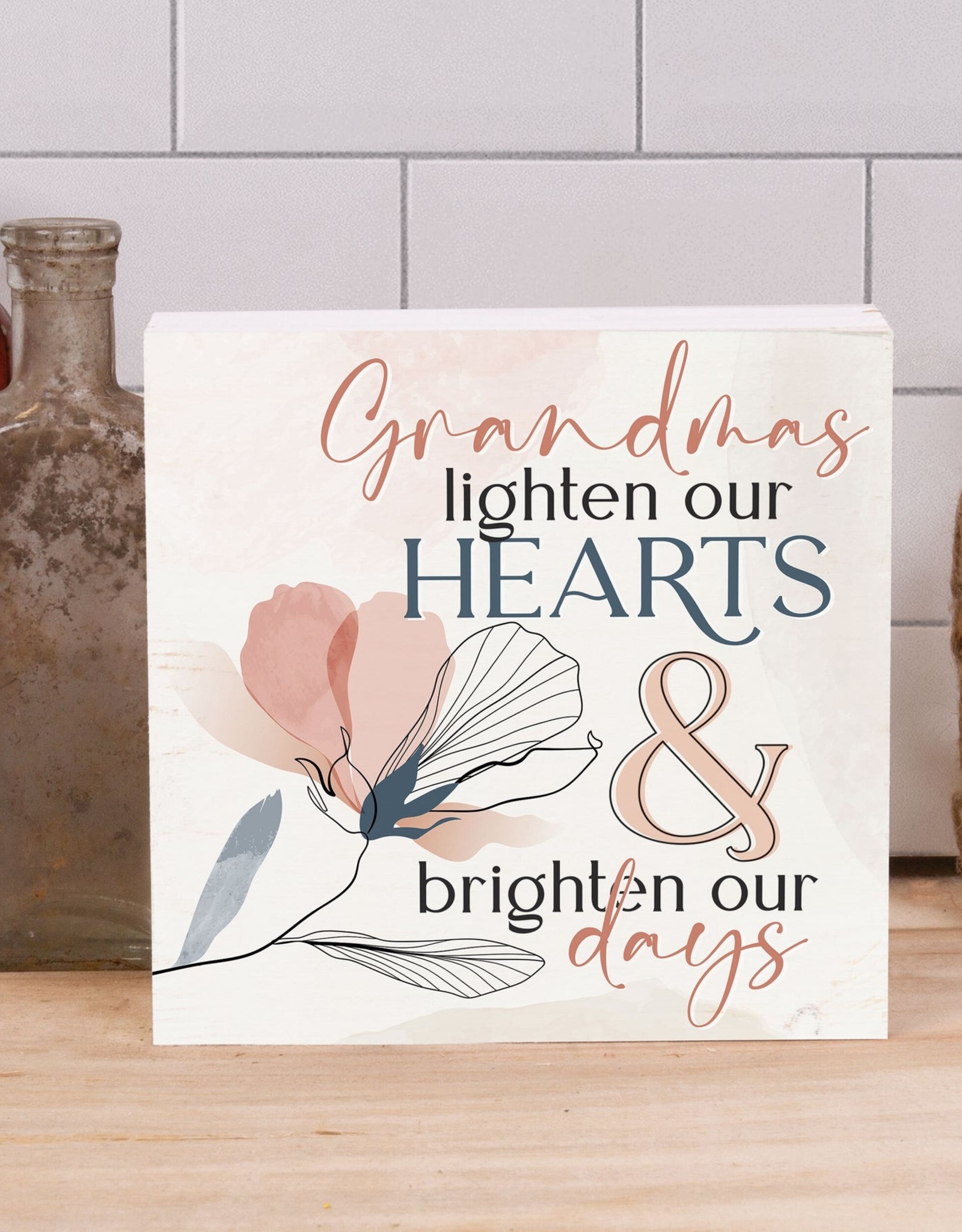 Word Block-Grandmas Lighten Our Hearts