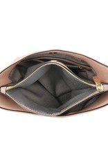 Jen & Co. Emma 3 Compartment Crossbody-Brown