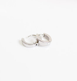 Sweet Three Designs Gia Hoops-Silver