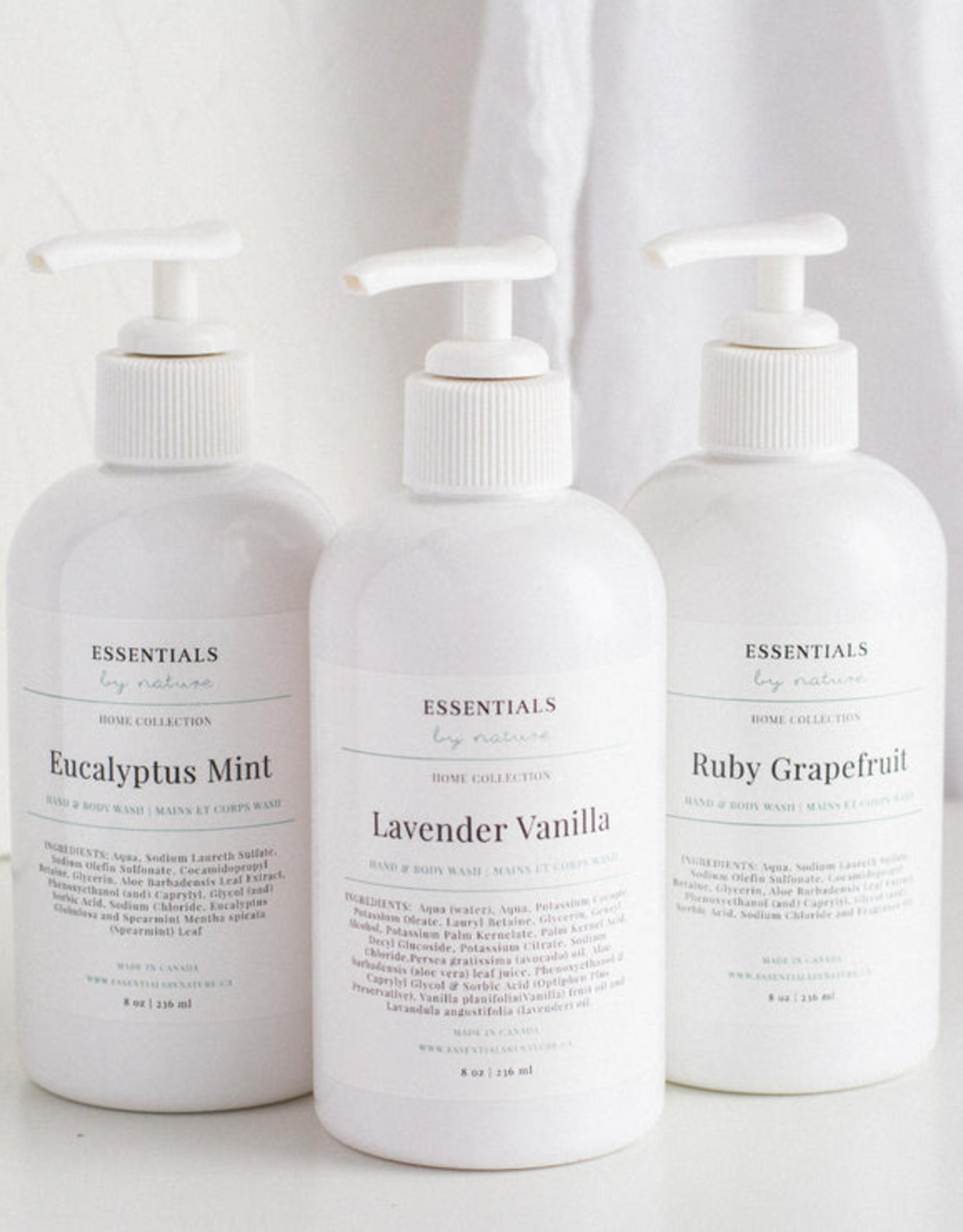 Essentials By Nature Hand & Body Wash-Eucalyptus Mint