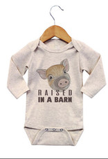 Barefoot Baby Raised in a Barn, Pig Onsie