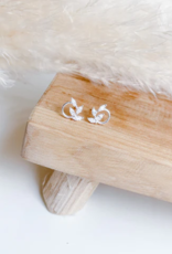 Sweet Three Designs Olive Studs-Rose Gold