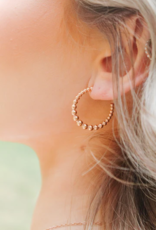 Sweet Three Designs Lexi Hoops-Rose Gold