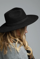 The Everly Wool Hat-Black