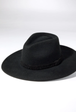 The Everly Wool Hat-Black