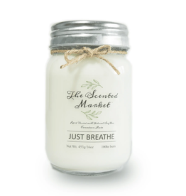 The Scented Market Soy Candle-16oz-Just Breathe