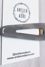 Antler & Acre Hair Clip-Woodgrain Triangle