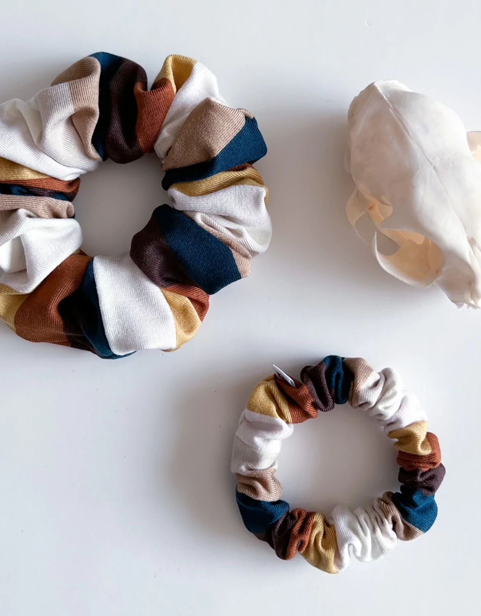 Antler & Acre Scrunchie-Fall Stripes Knit