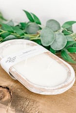 The Scented Market Dough Bowl, Holiday Joy-White