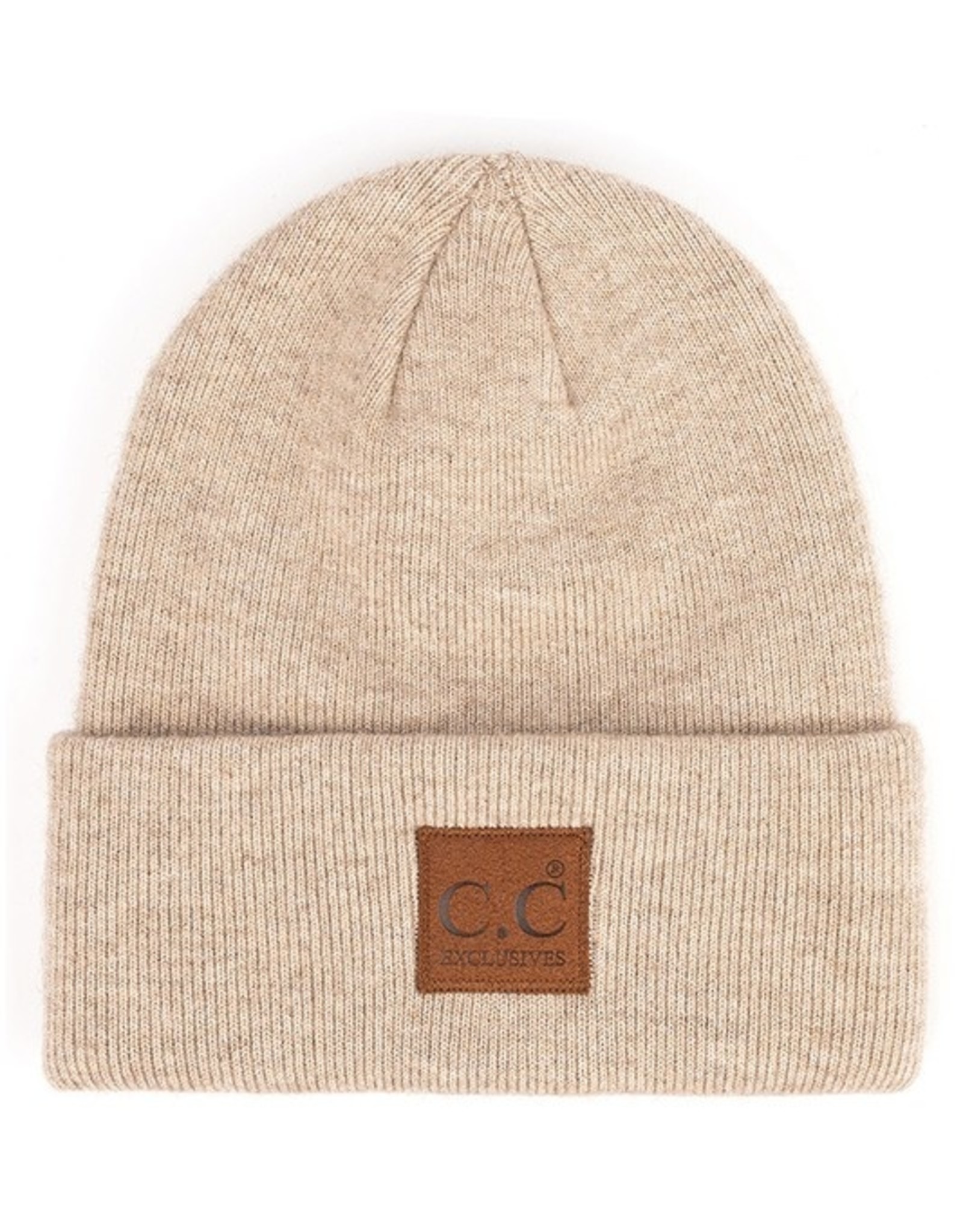 CC CC Beanie-Solid Knit, Recycled Yarn