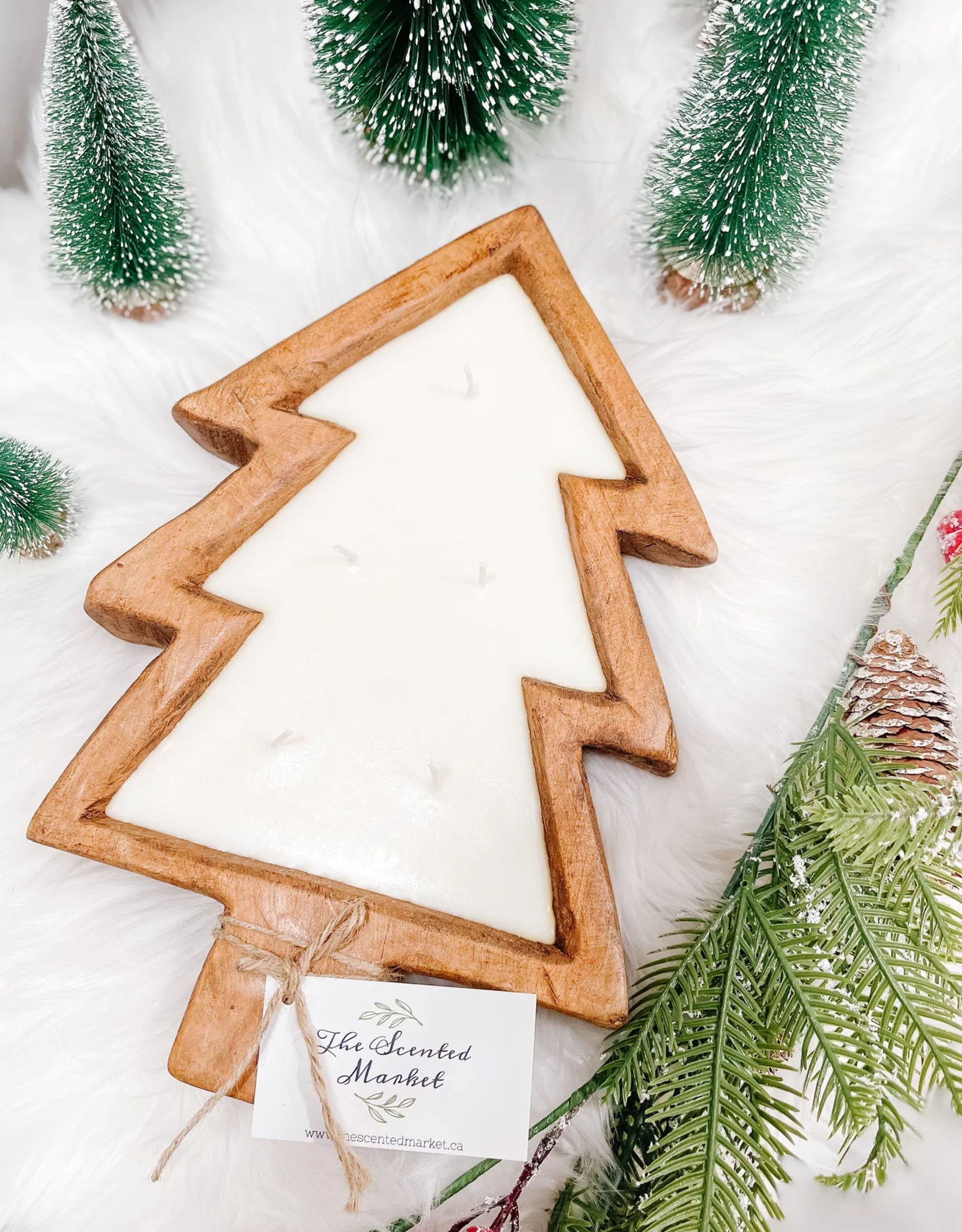 The Scented Market Dough Bowl, Tree Shape, Tis' The Season