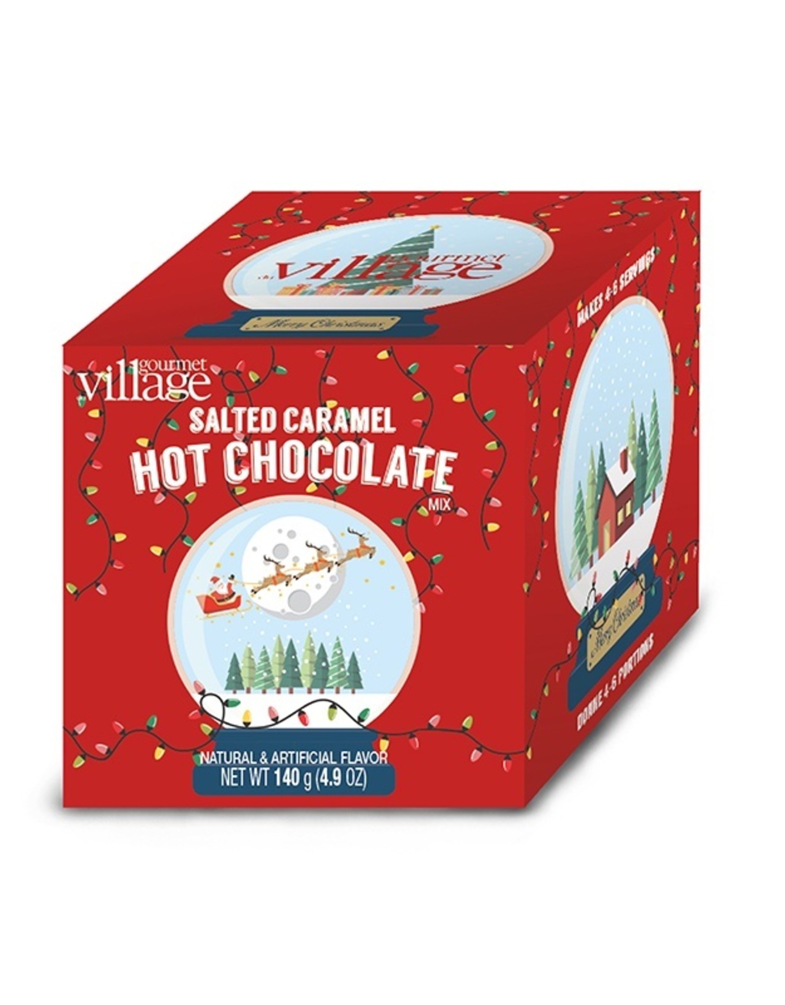 Gourmet Village GV-Hot Chocolate Cube-Snowglobe