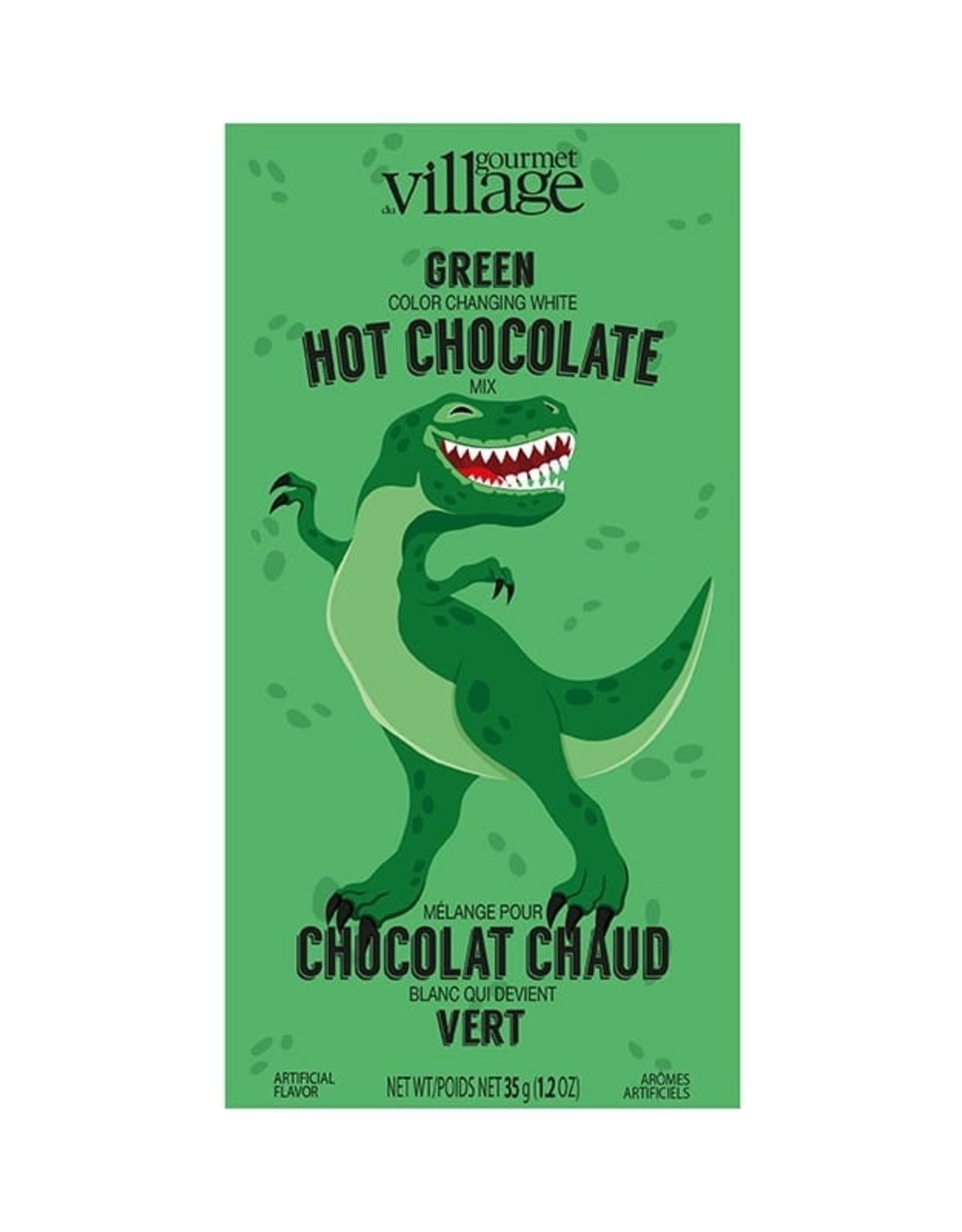 Gourmet Village Hot Chocolate-Dinosaur Green