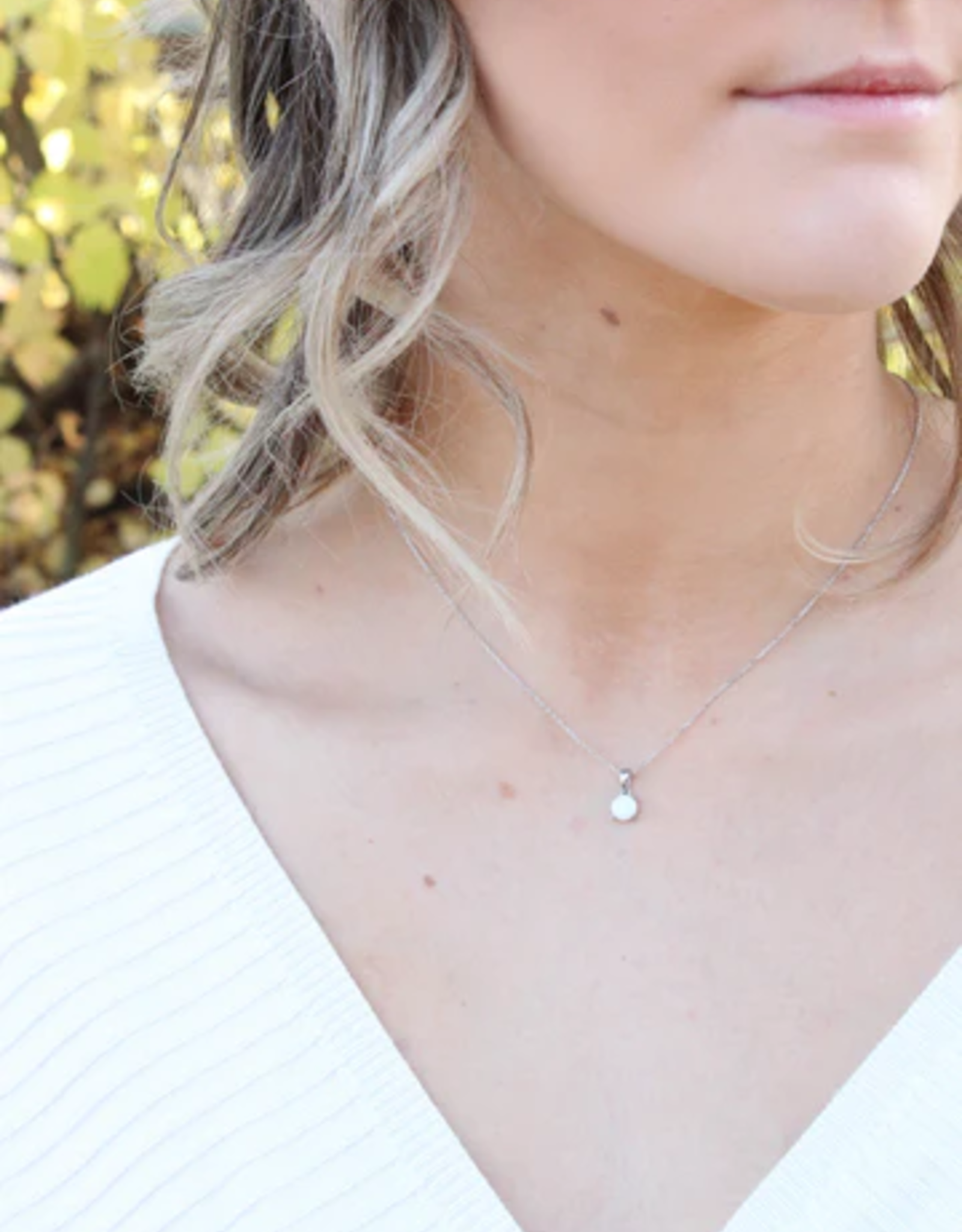 Sweet Three Designs Adeline Opal Necklace