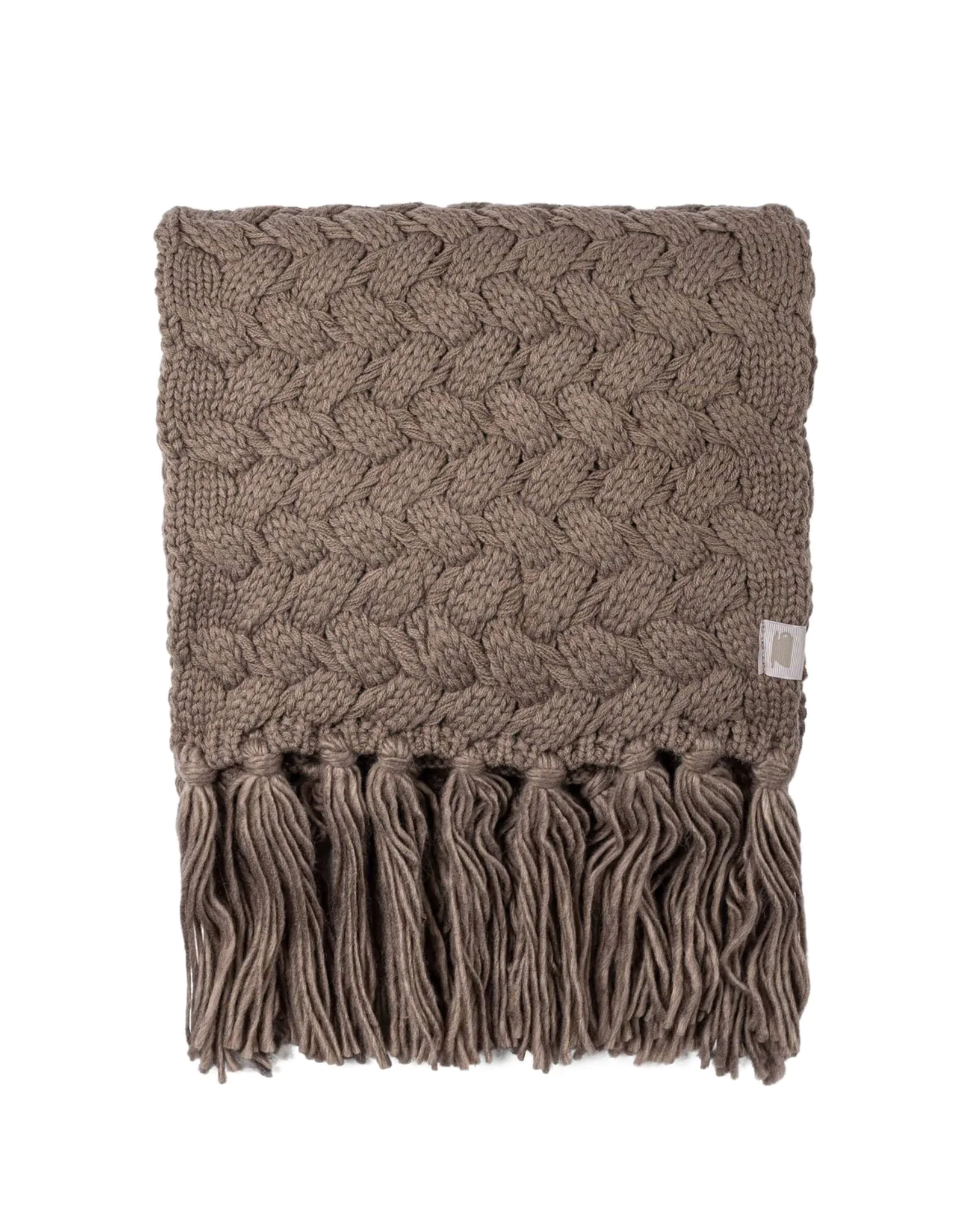 Cozy Cable Knit Scarf-Fungi