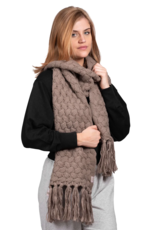 Cozy Cable Knit Scarf-Fungi