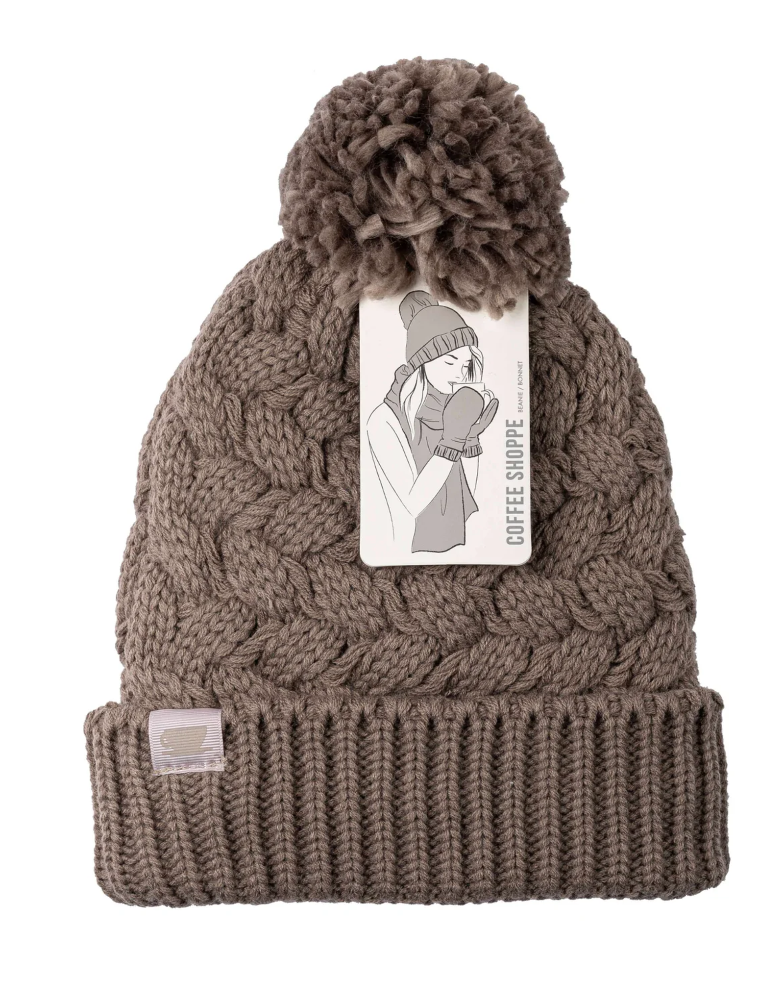 Millie Fleece Lined Beanie & Scarf Set - Cream