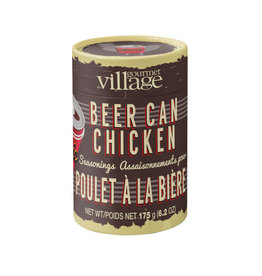 Gourmet Village Seasoning, Beer Can Chicken Canister