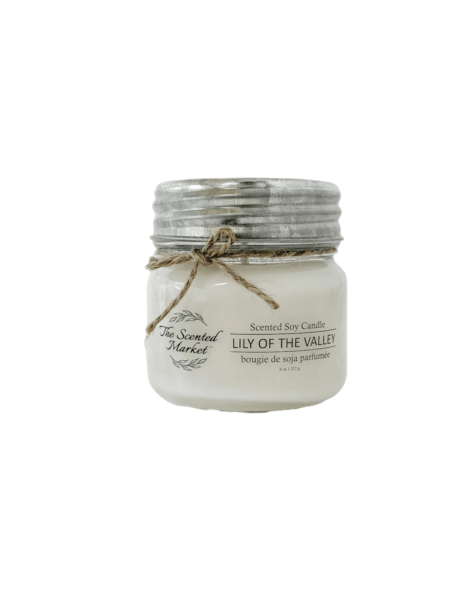 The Scented Market Soy Candle-8oz-Lily of The Valley