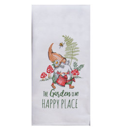 KayDee Garden Gnome Embroidered Terry Towel