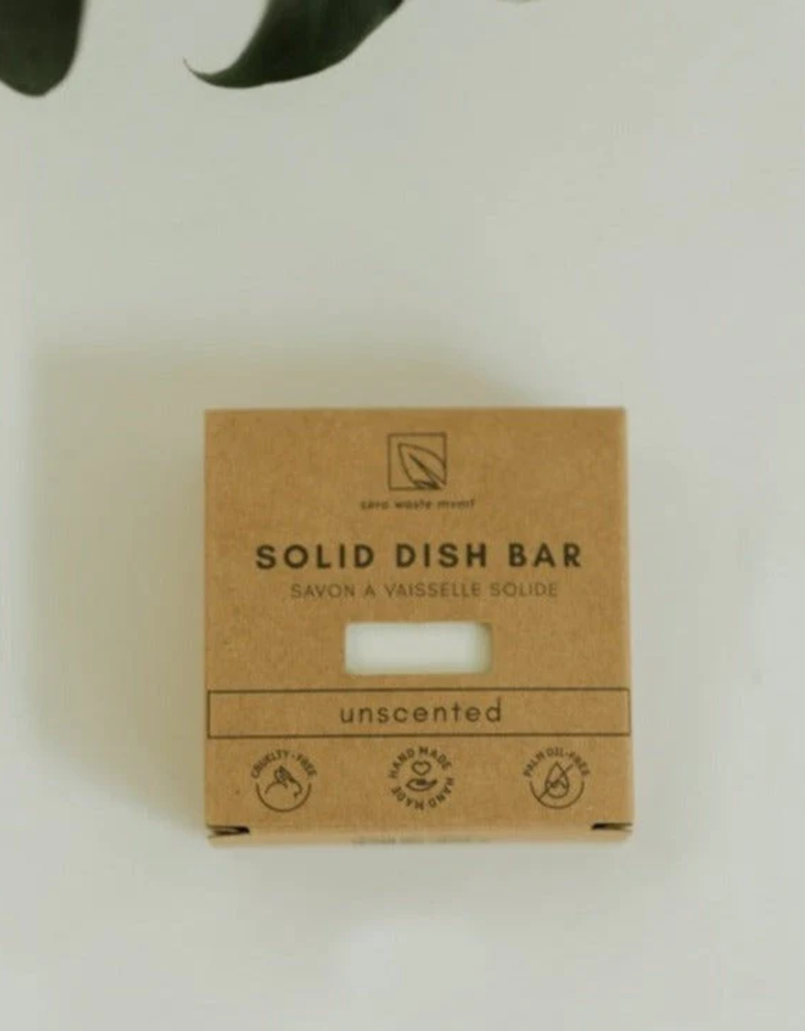Zero Waste MVT Solid Dish Bar-Unscented